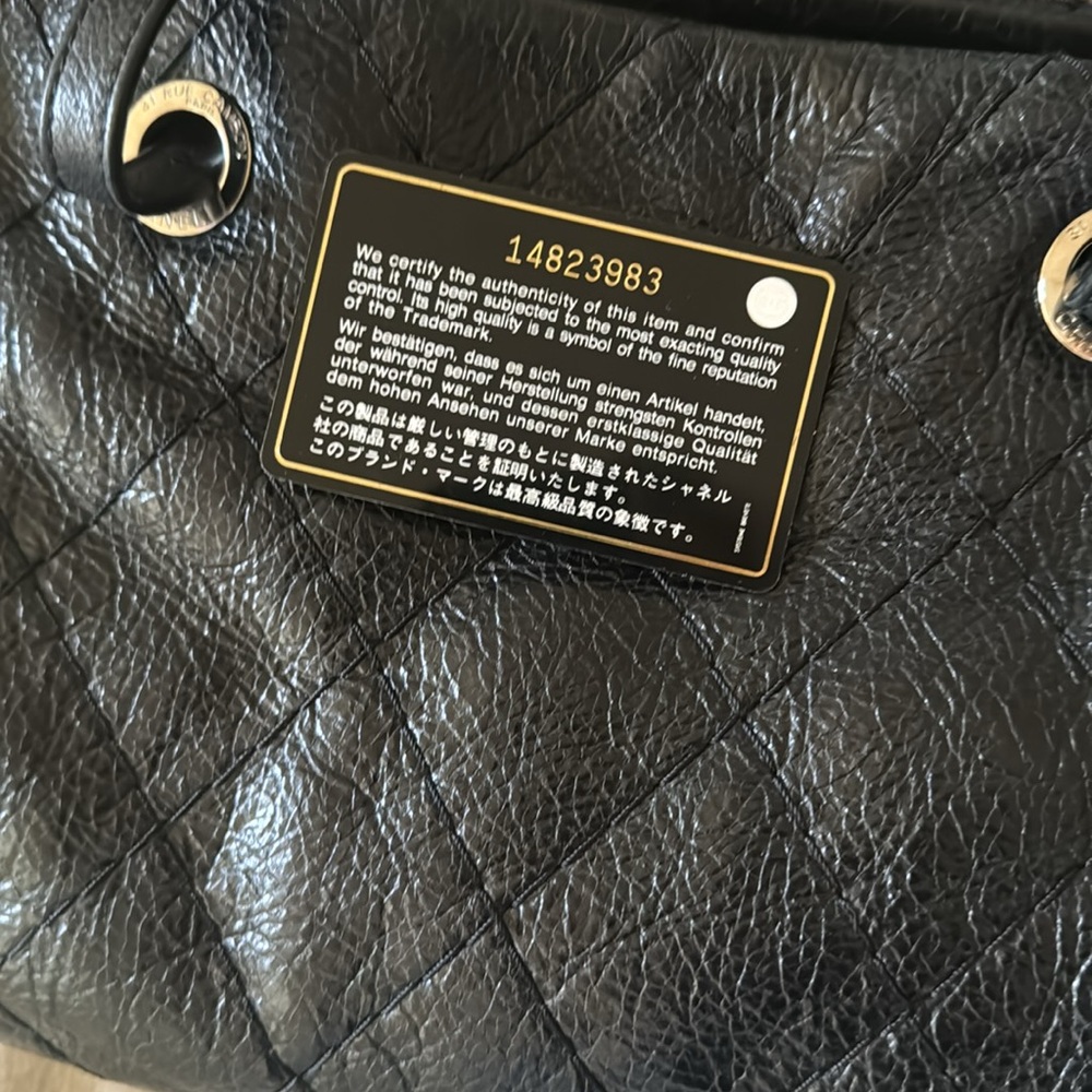 Chanel tote, black. - Picture 4 of 14